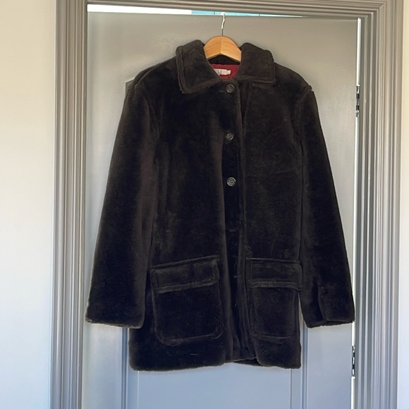 J. Crew Teddy Bear Coat Size Large - Picture 1 of 5